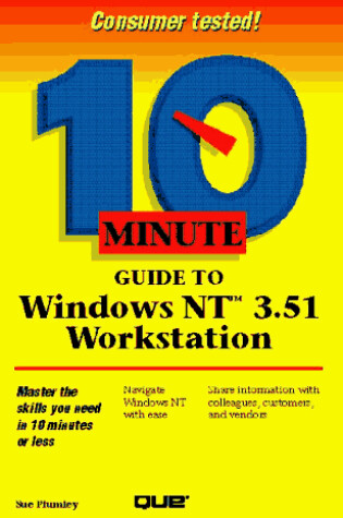 Cover of 10 Minute Guide to Windows NT 3.51 Workstation