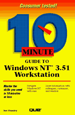 Book cover for 10 Minute Guide to Windows NT 3.51 Workstation