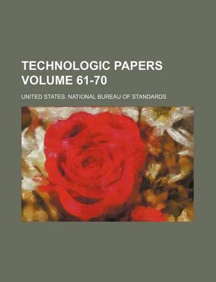 Book cover for Technologic Papers Volume 61-70