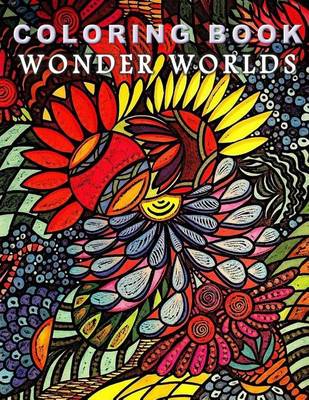 Book cover for Coloring Book Wonder Worlds