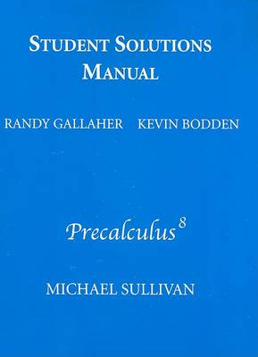 Book cover for Student Solutions Manual  for Precalculus