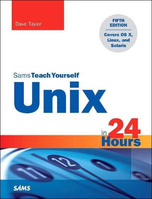 Book cover for Unix in 24 Hours, Sams Teach Yourself