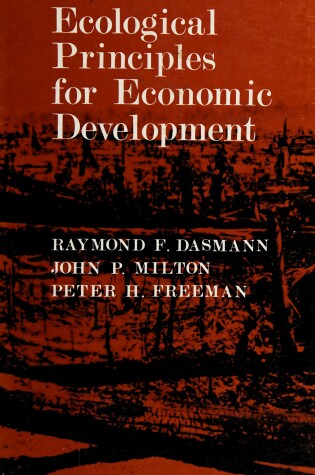 Cover of Ecological Principles for Economic Development