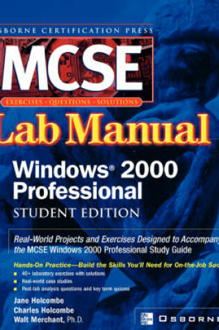 Cover of MCSE Windows 2000 Professional Lab Manual (Exam 70-210)