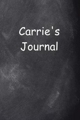 Cover of Carrie Personalized Name Journal Custom Name Gift Idea Carrie