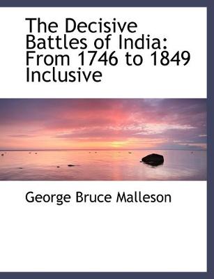 Book cover for The Decisive Battles of India