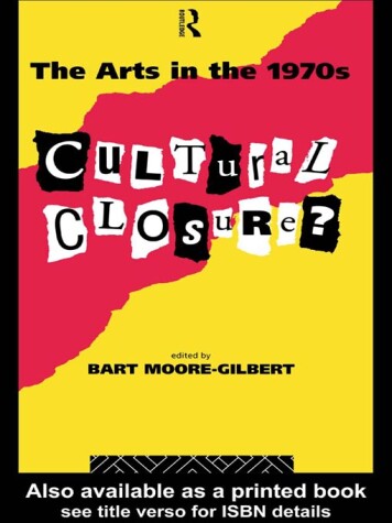 Book cover for The Arts in the 1970s