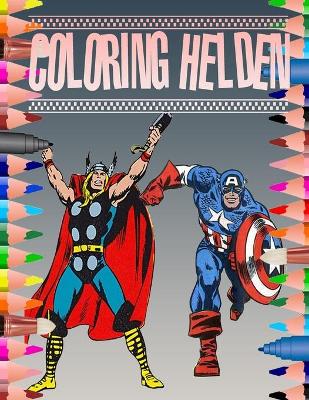 Book cover for Coloring Helden