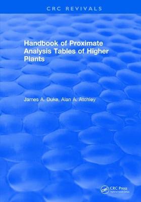 Book cover for Handbook of Proximate Analysis Tables of Higher Plants