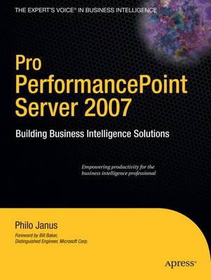 Book cover for Pro Performancepoint Server 2007