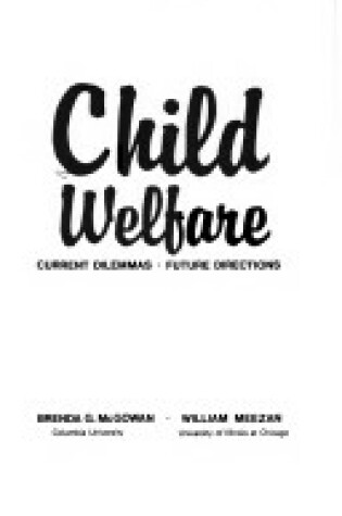 Cover of Child Welfare