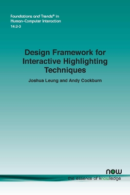 Book cover for Design Framework for Interactive Highlighting Techniques