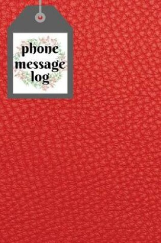 Cover of Phone Message Book