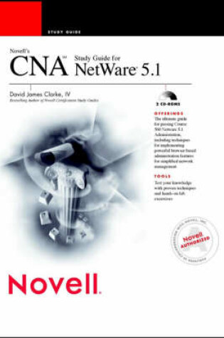 Cover of Novell's CNA Study Guide for NetWare 5.1