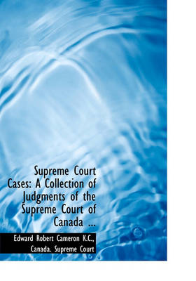 Book cover for Supreme Court Cases