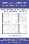 Book cover for Crafts for Kids (Trace and Color for preschool children 2)