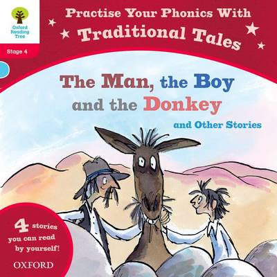 Book cover for Level 4: Traditional Tales Phonics The Man, The Boy and The Donkey and Other Stories