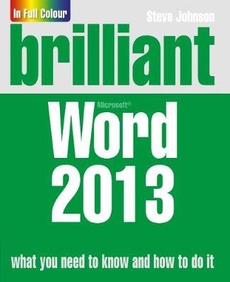 Cover of Brilliant Word 2013