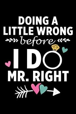 Book cover for Doing A Little Wrong Before I Do Mr Right