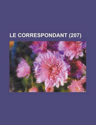 Book cover for Le Correspondant (207)