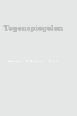 Cover of Tegenspiegelen