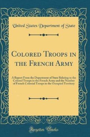 Cover of Colored Troops in the French Army