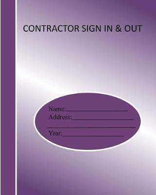 Book cover for Contractor sign in and out