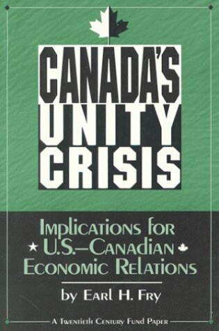 Cover of Canada's Unity Crisis