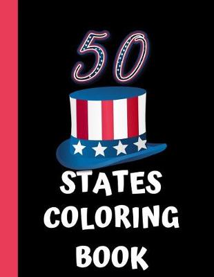 Book cover for 50 States Coloring Book