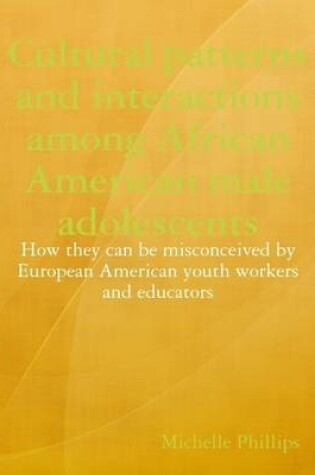 Cover of Cultural Patterns and Interactions Among African American Male Adolescents: How They Can be Misconceived by European American Youth Workers and Educators