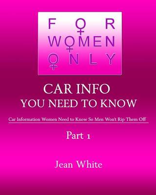 Book cover for For Women Only-Car Info You Need to Know