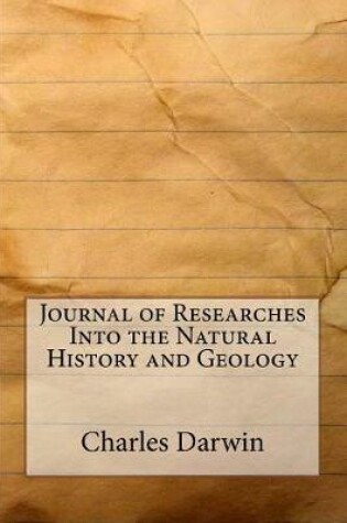 Cover of Journal of Researches Into the Natural History and Geology