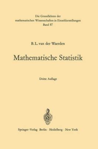 Cover of Mathematische Statistik