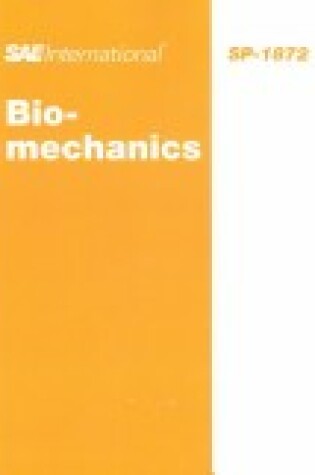 Cover of Bio-Mechanics
