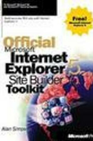 Cover of Official Microsoft Internet Explorer 5 Site Builder Toolkit