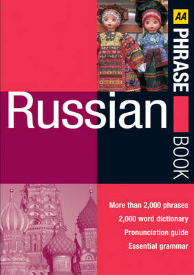 Book cover for AA Phrase Book Russian