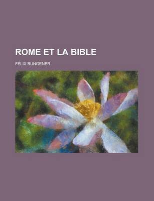 Book cover for Rome Et La Bible