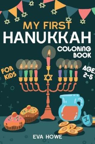 Cover of My First Hanukkah Coloring Book For Kids