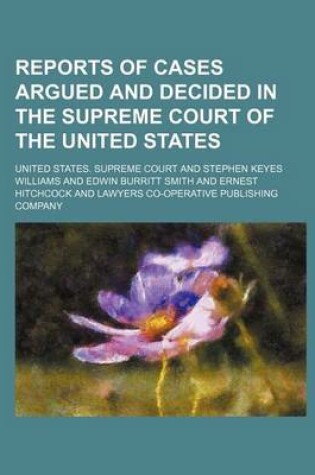 Cover of Reports of Cases Argued and Decided in the Supreme Court of the United States