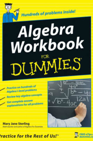 Cover of Algebra Workbook For Dummies