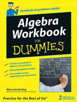 Book cover for Algebra Workbook For Dummies