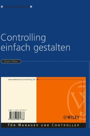 Cover of Controlling Einfach Gestalten