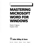 Book cover for Mastering Microsoft WORD for Windows