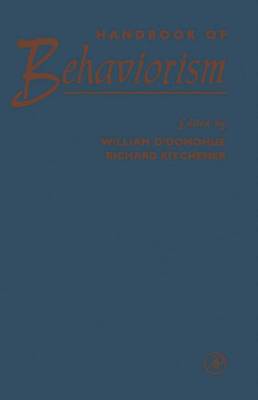 Book cover for Handbook of Behaviorism