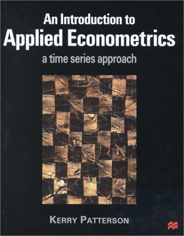 Book cover for An Introduction to Applied Econometrics