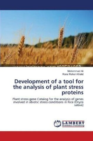 Cover of Development of a tool for the analysis of plant stress proteins