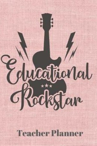 Cover of Educational Rockstar Teacher Planner