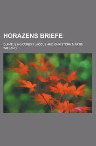 Cover of Horazens Briefe