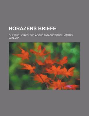 Book cover for Horazens Briefe