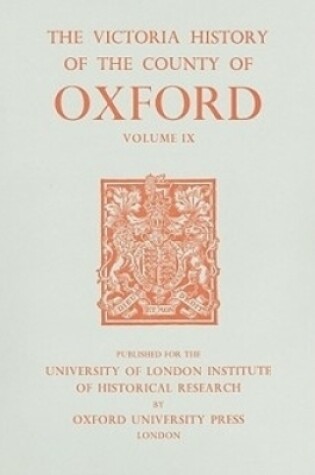 Cover of A History of the County of Oxford